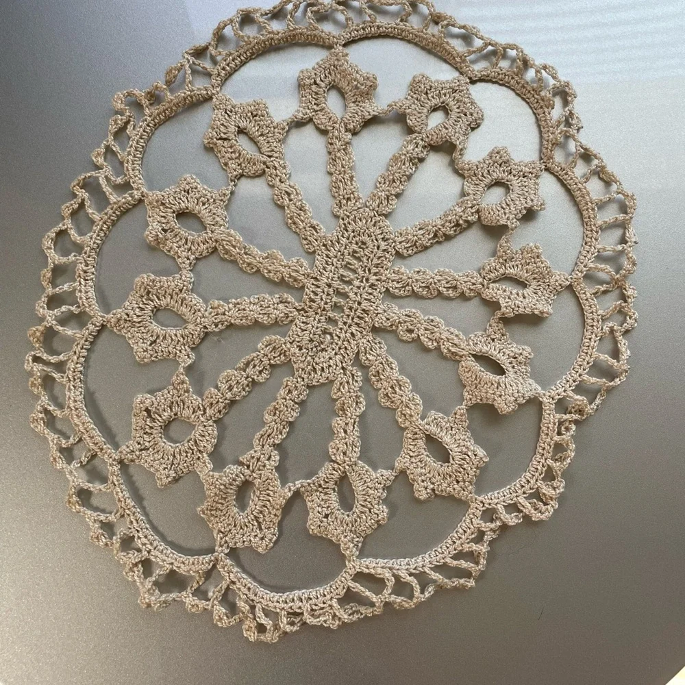 Handmade Crochet Doily pastel
